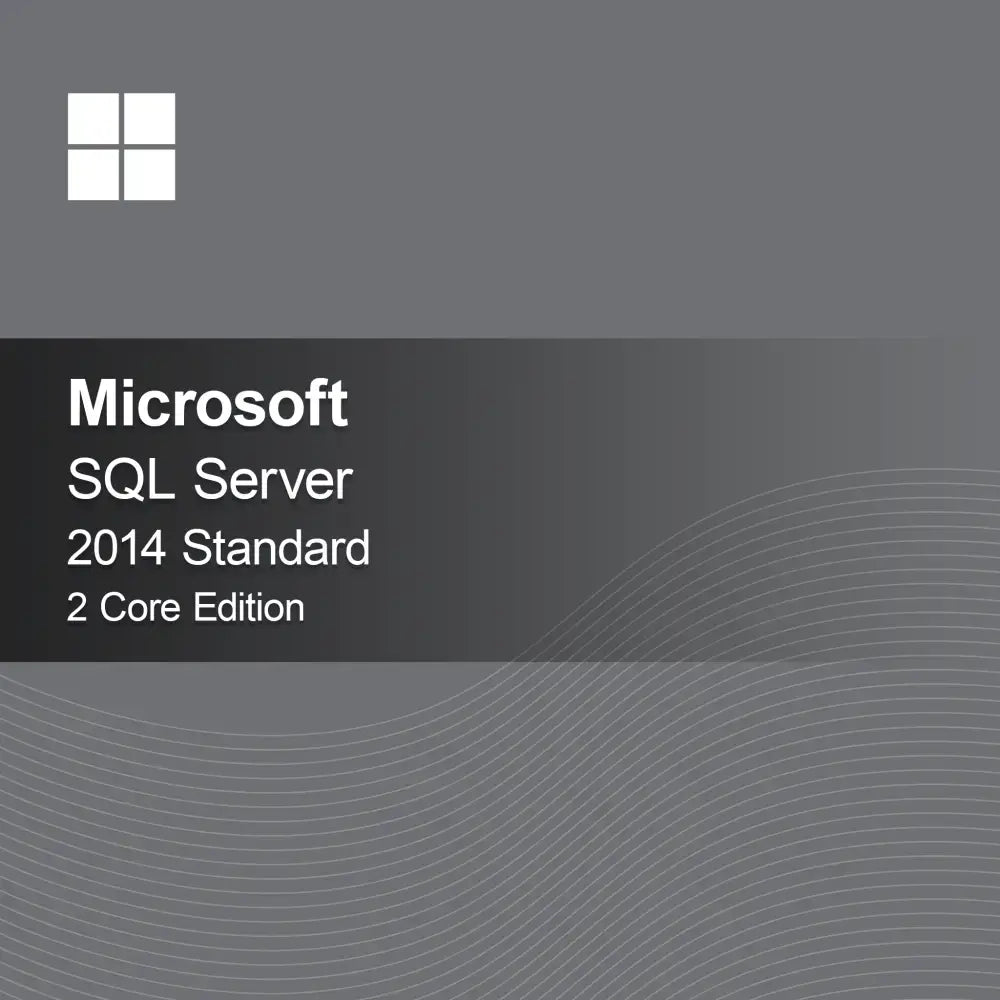 Microsoft SQL Server 2014 Standard - 2 Core Edition