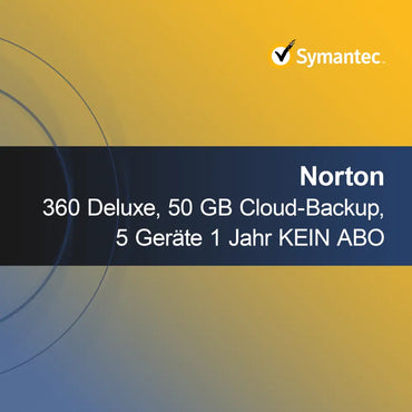 Norton 360 Deluxe, 50 GB Cloud Backup, 5 Devices 1 Year NO SUBSCRIPTION