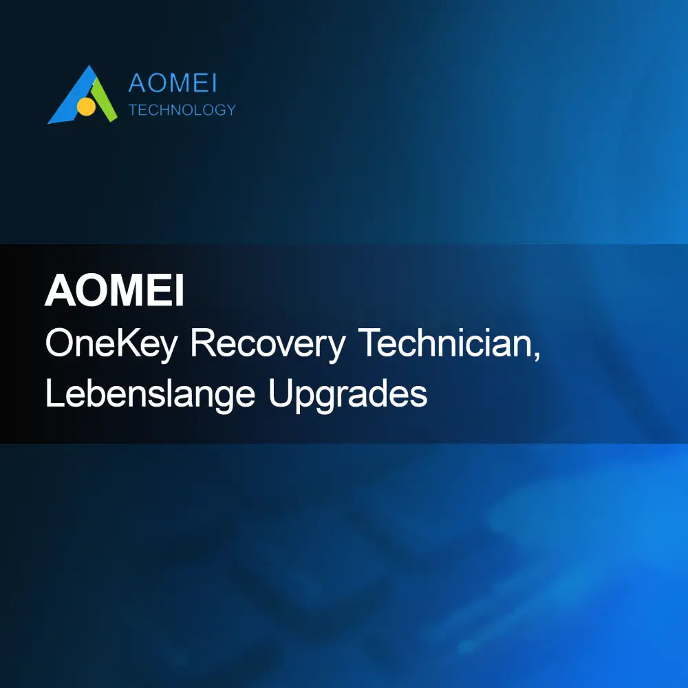 AOMEI OneKey Recovery Technician, Lifetime Upgrades