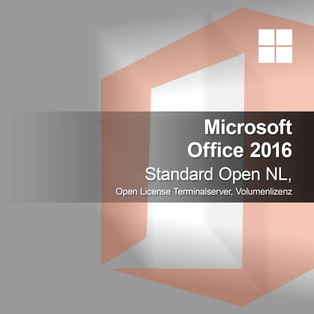 Microsoft Office 2016 Standard Open NL, Open License Terminalserver, Volumenlizenz